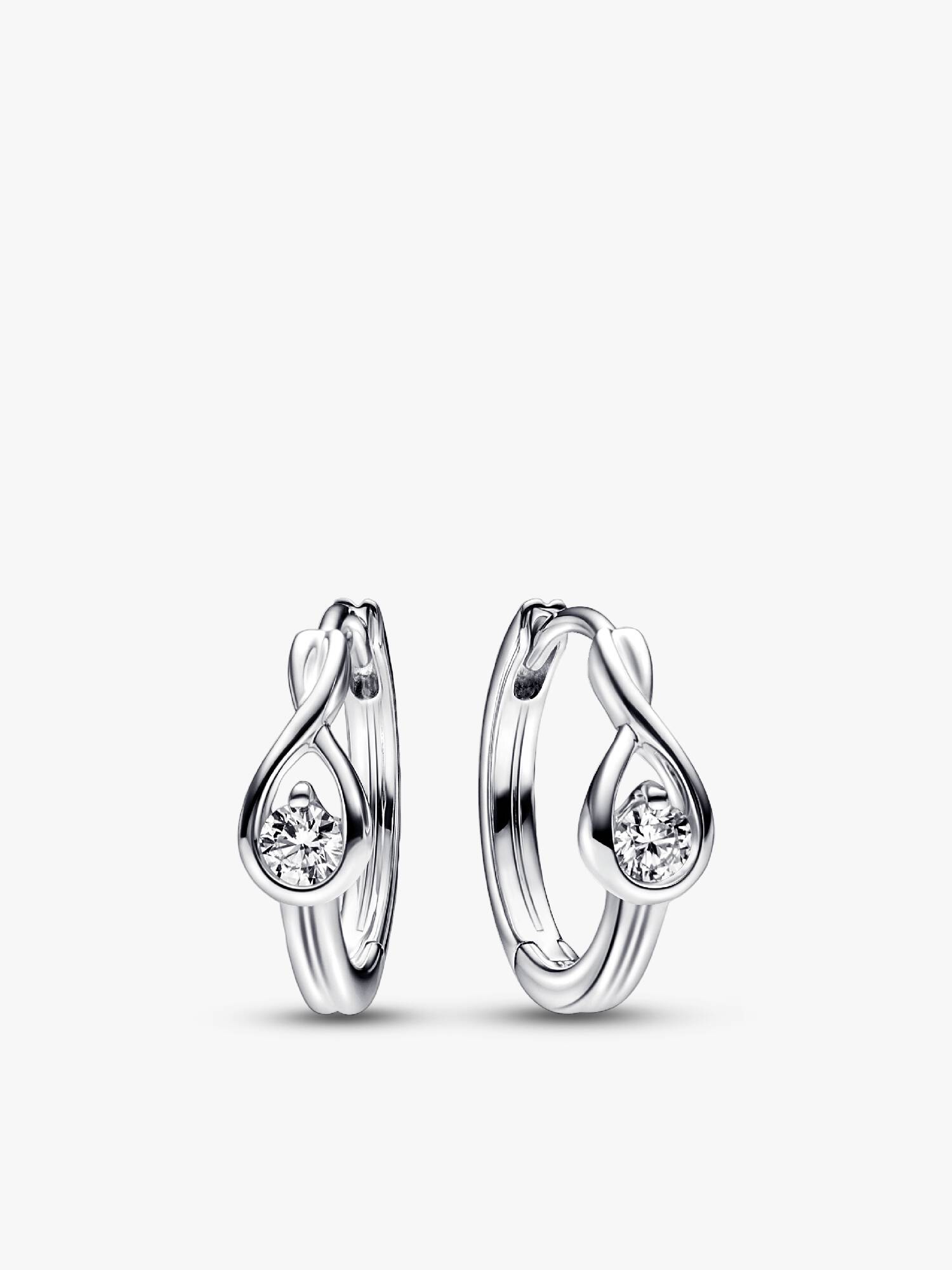 FINAL SALE - Pandora Infinite Lab-Grown Diamond Hoop Earrings