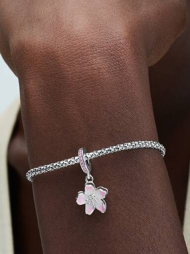 Charm-pendentif Fleur de cerisier
