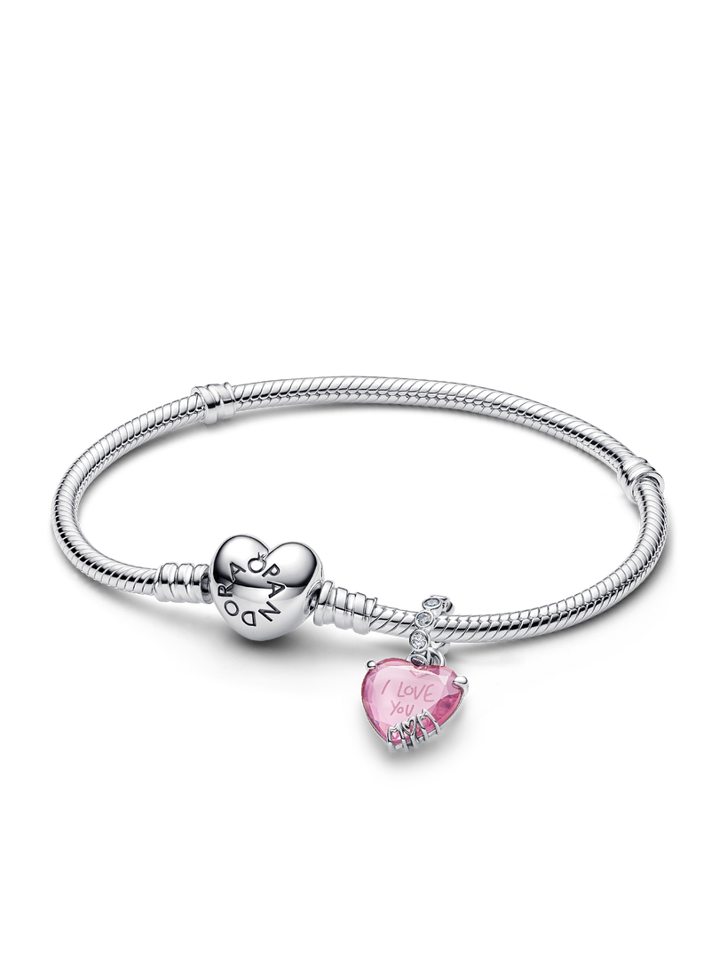 I Love You Mom Charm Bracelet