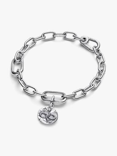 Charm-médaillon Serpent infini