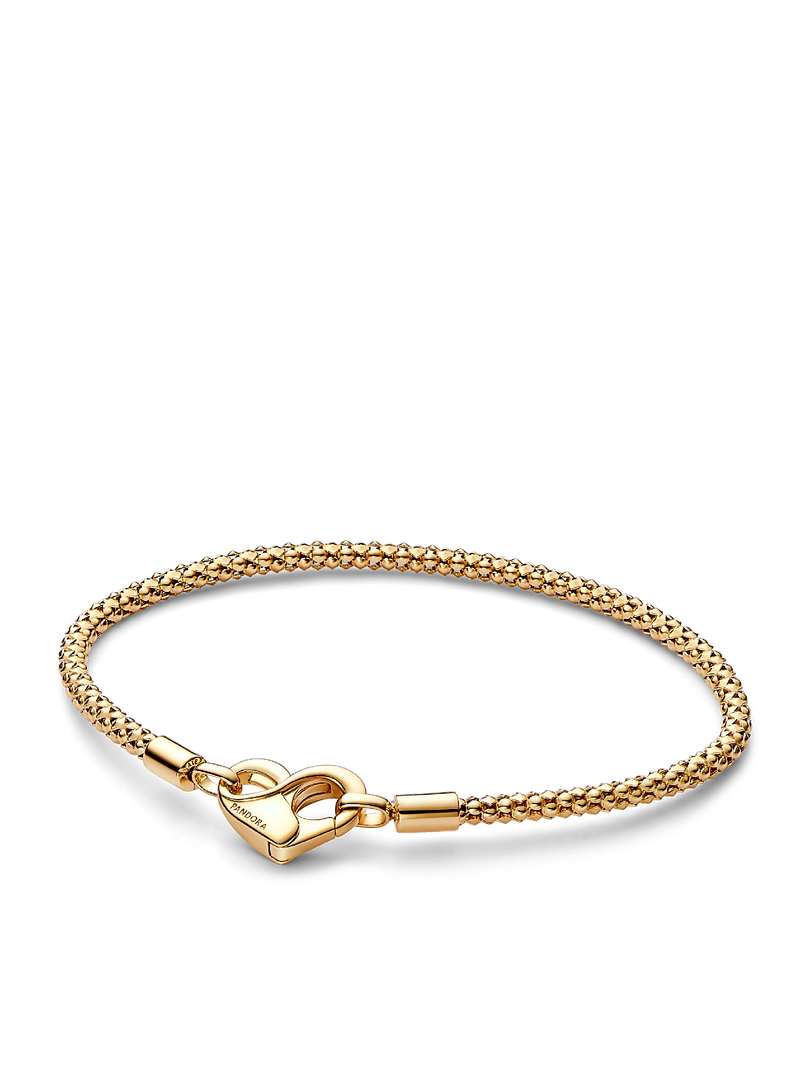 Golden Rose in Bloom Charm Bracelet Set