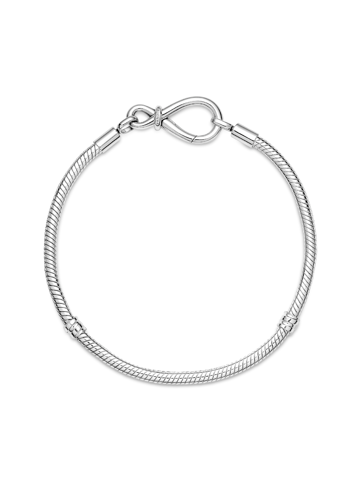 Pandora Moments Infinity Knot Snake Chain Bracelet