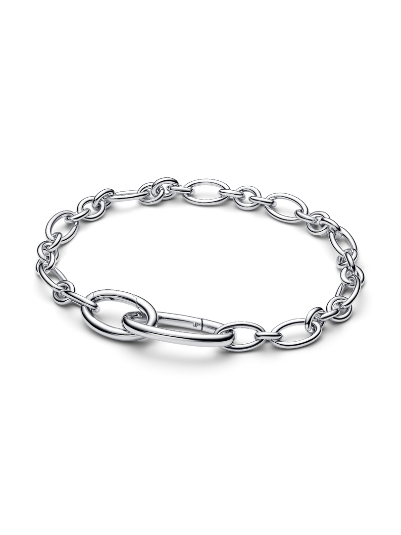 Bracelet à chaîne maillons ovales ouvrant