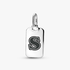 Pendentif rectangulaire lettre S Pendentif rectangulaire lettre S