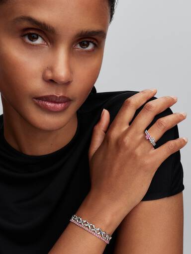Sparkling Flower Ring