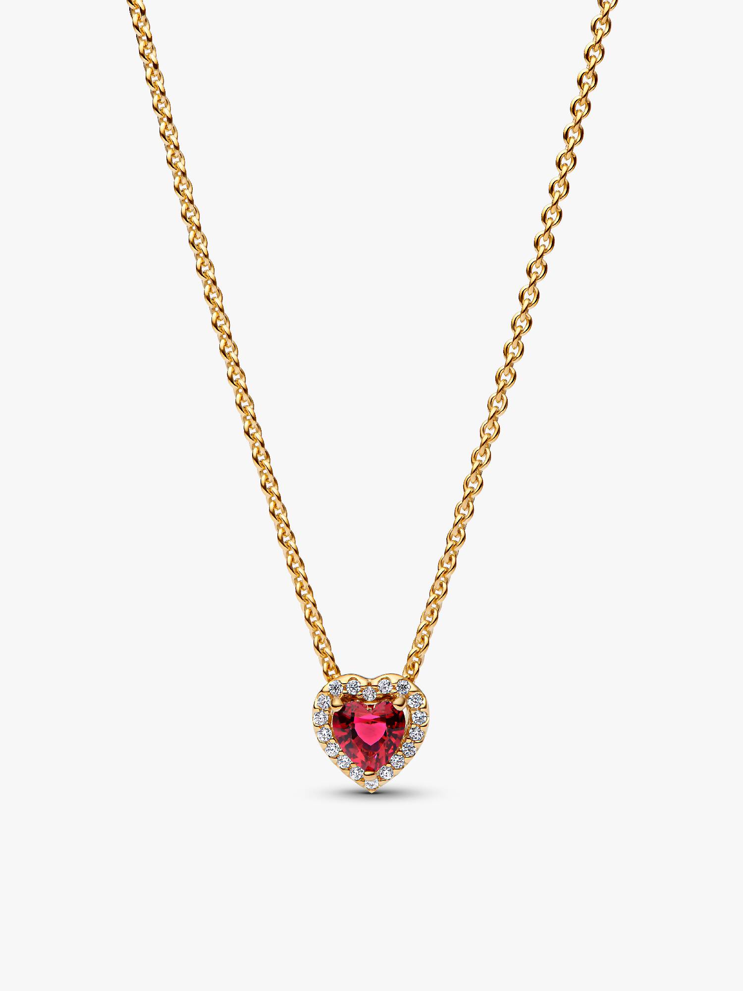Collier à cœur surélevé