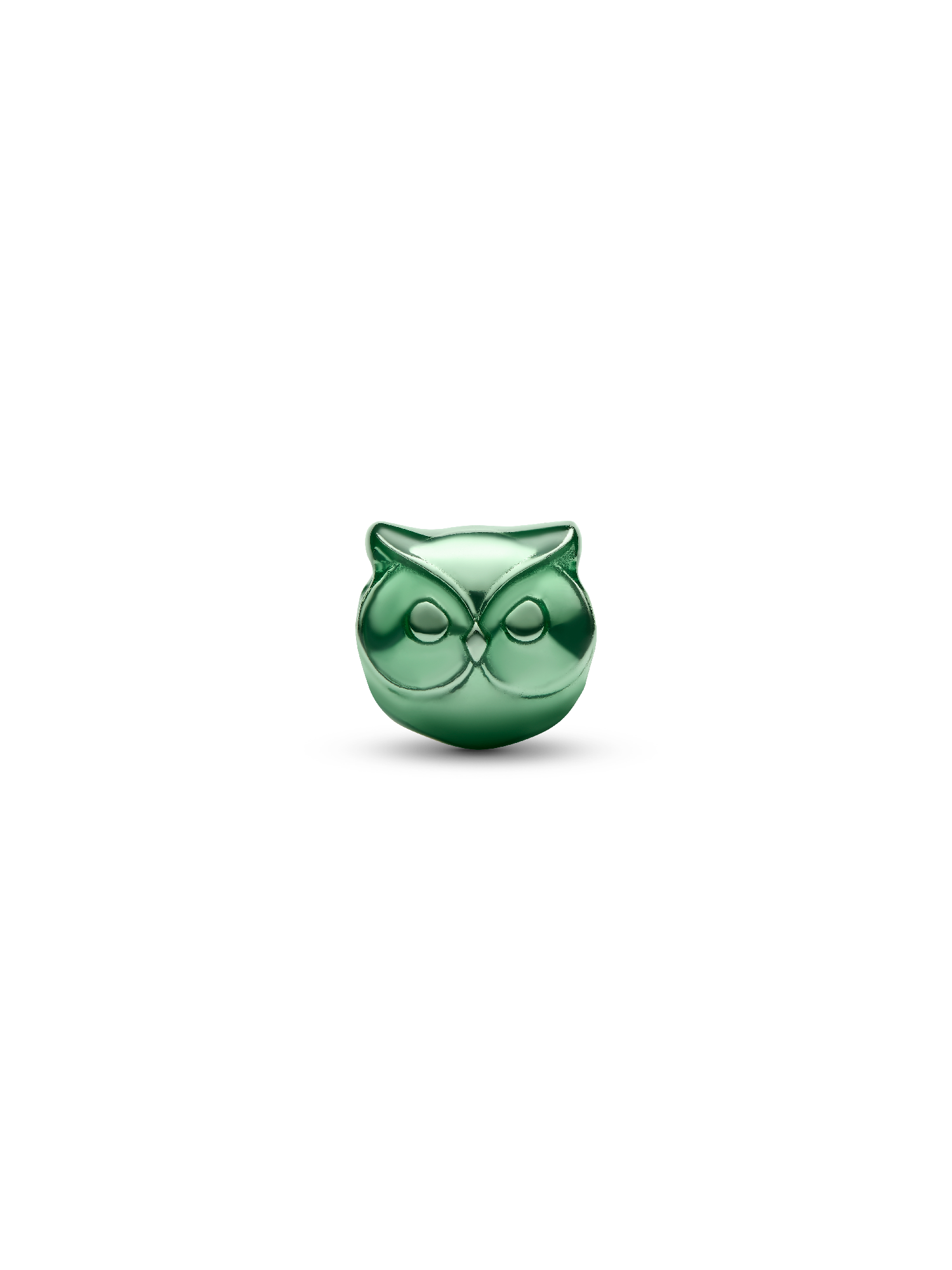 Mini charm Hibou vert