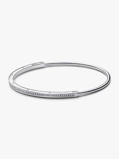 Bracelet rigide Pavé I-D Pandora Signature