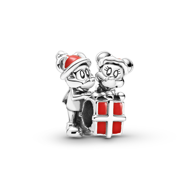 Charm Cadeau Mickey Mouse et Minnie Mouse de Disney