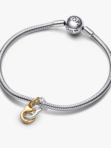 FINAL SALE - Openable & Splittable Handcuffs Dangle Charm