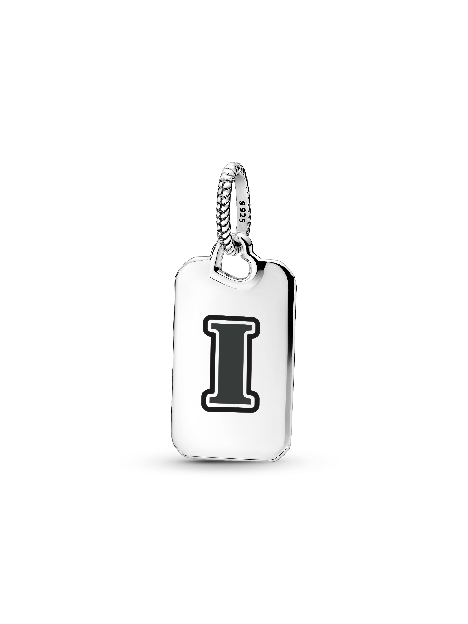 Letter I Rectangle Pendant