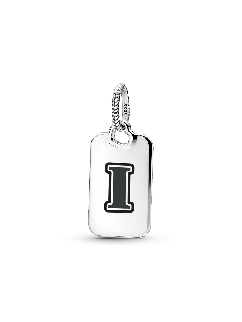 Letter I Rectangle Pendant
