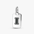 Pendentif rectangulaire lettre I Pendentif rectangulaire lettre I