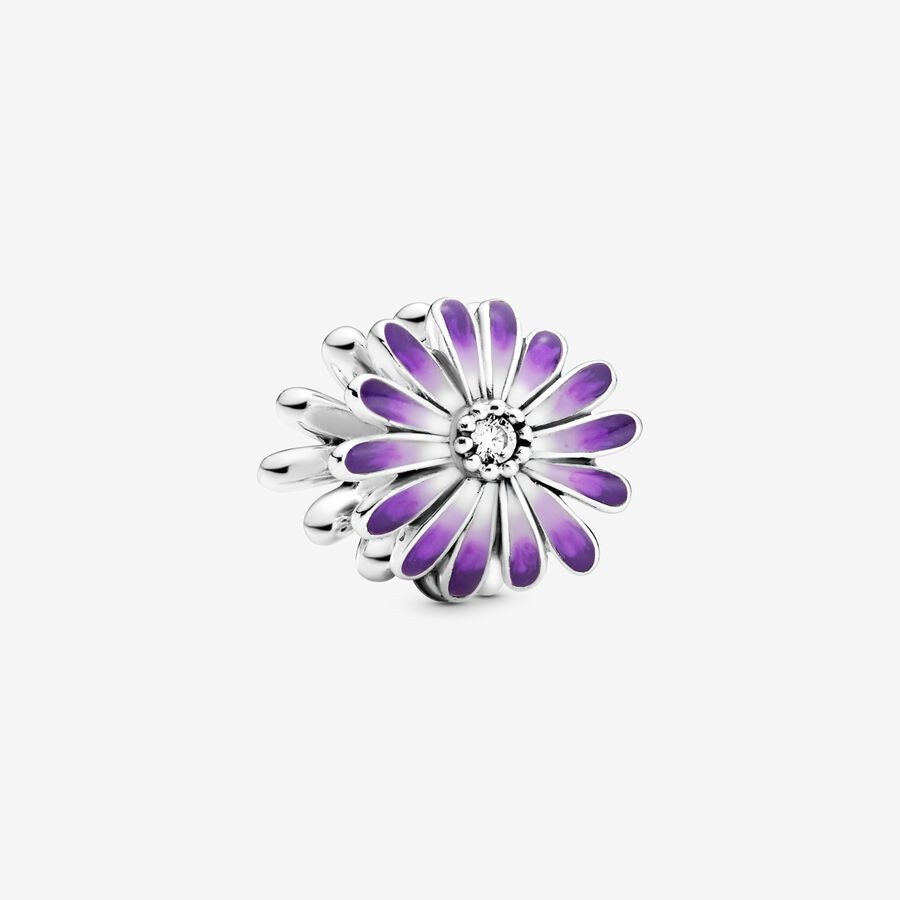 FINAL SALE - Purple Daisy Charm image number 0