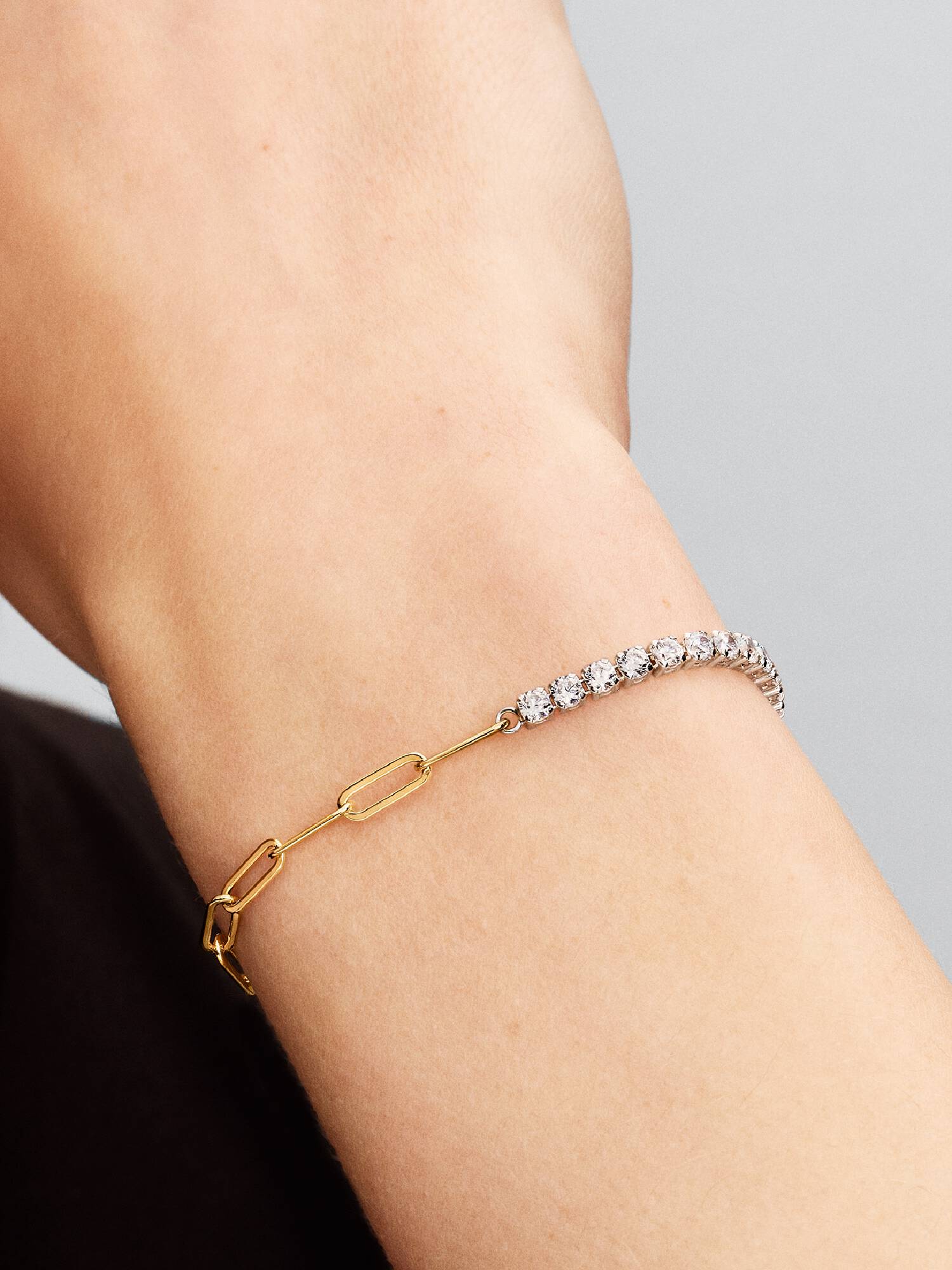 Bracelet tennis et maillons