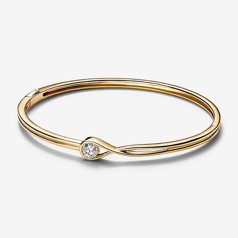 Pandora Infinite diamant créé en laboratoire bracelet rigide avec 0,50 carat tw en or 14 K avec image number 0
