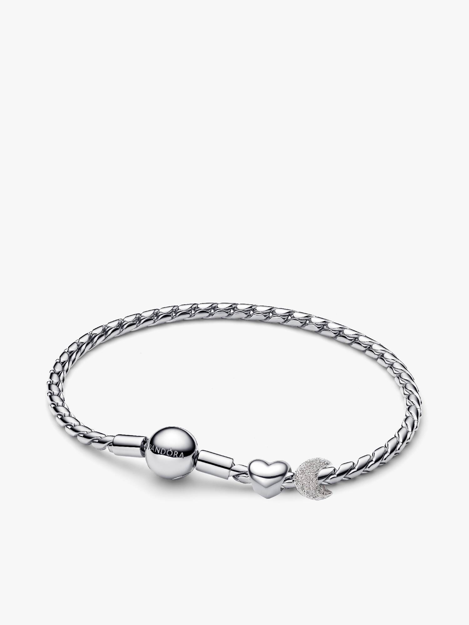 Midnight Heart Charm Bracelet Set