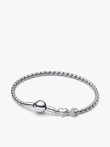 Midnight Heart Charm Bracelet Set