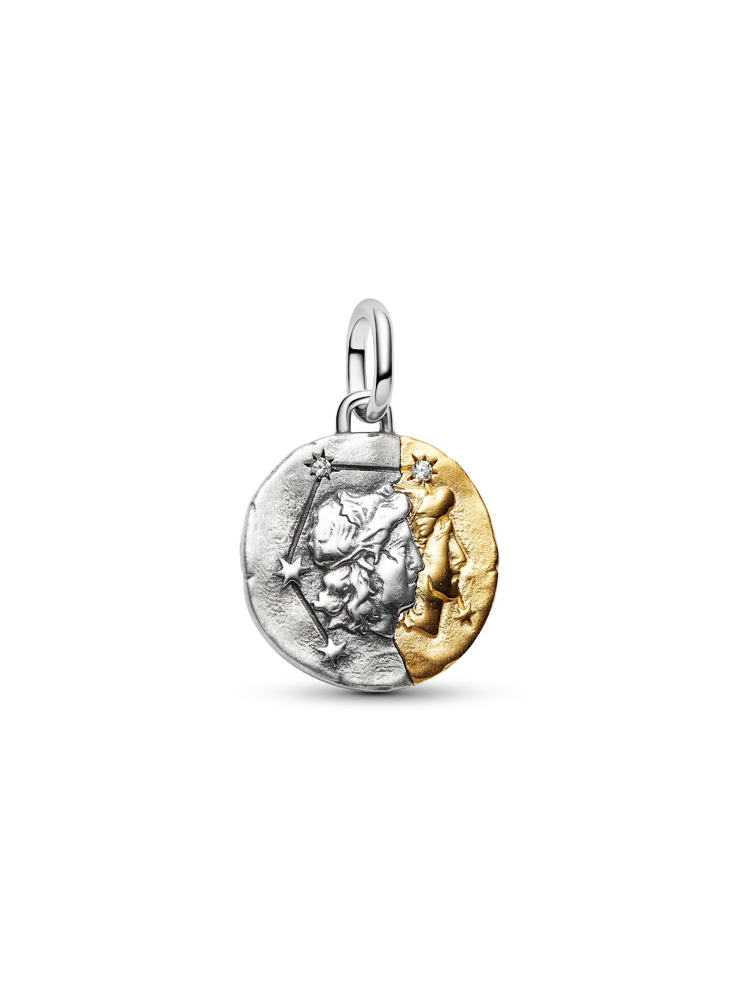 Charm-médaillon Zodiaque Gémeaux