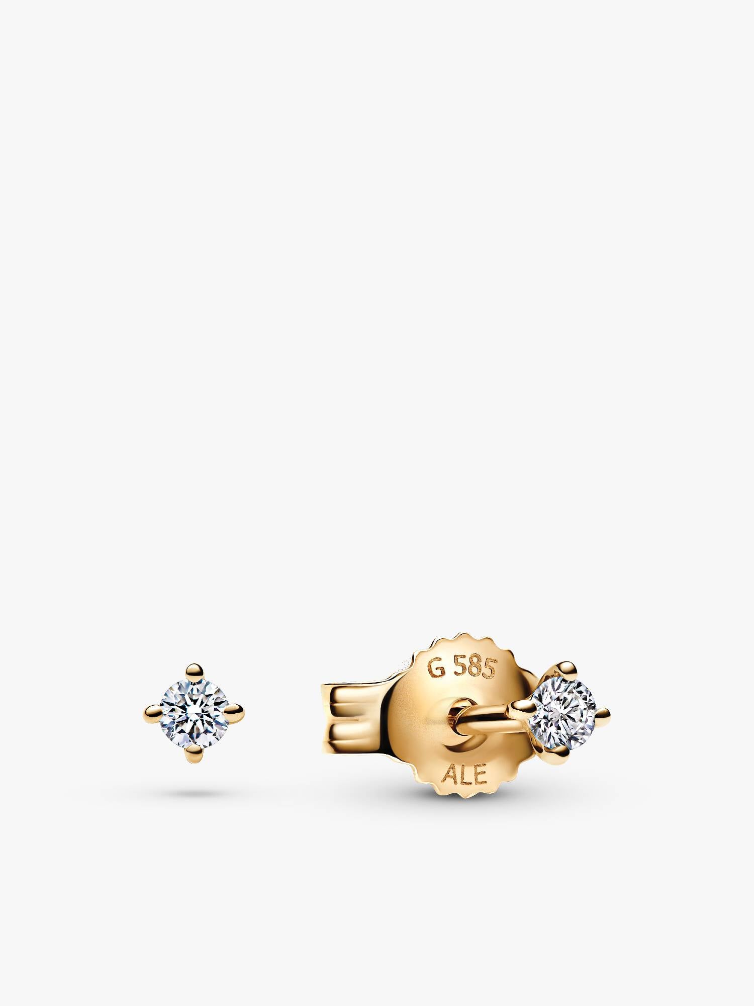 Clous d'oreilles à diamant cultivé en laboratoire Pandora Era