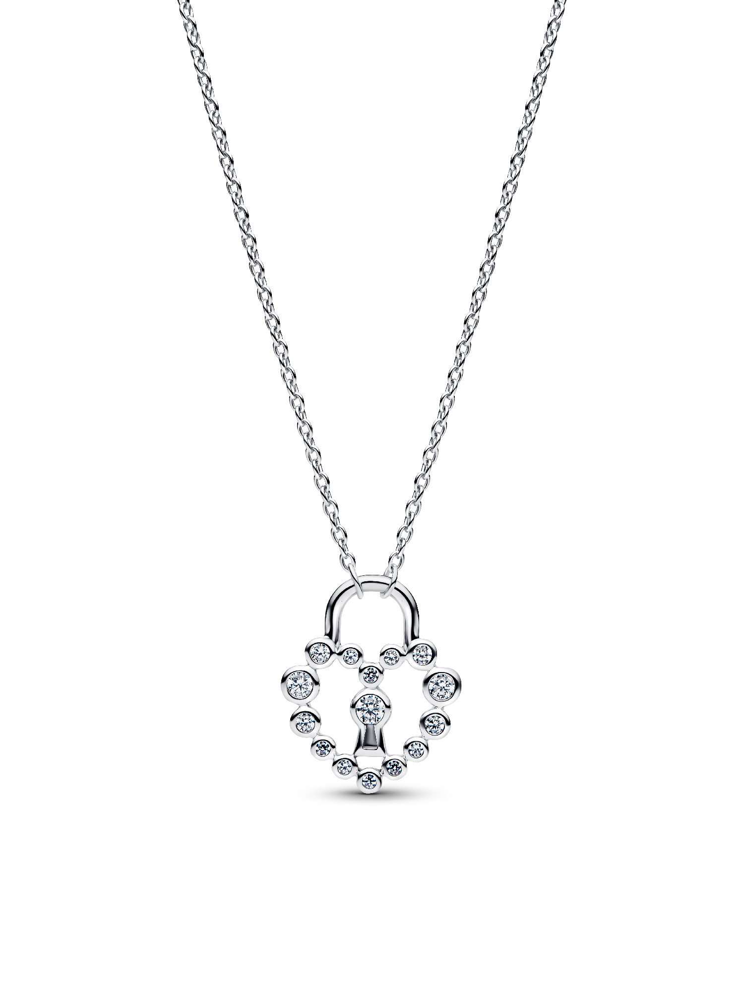 Sparkling Handwritten Love Collier Necklace | Sterling silver
