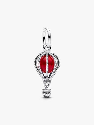 Charm-pendentif Montgolfière en verre de Murano