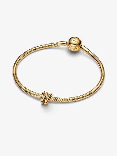 Letter W Alphabet Charm