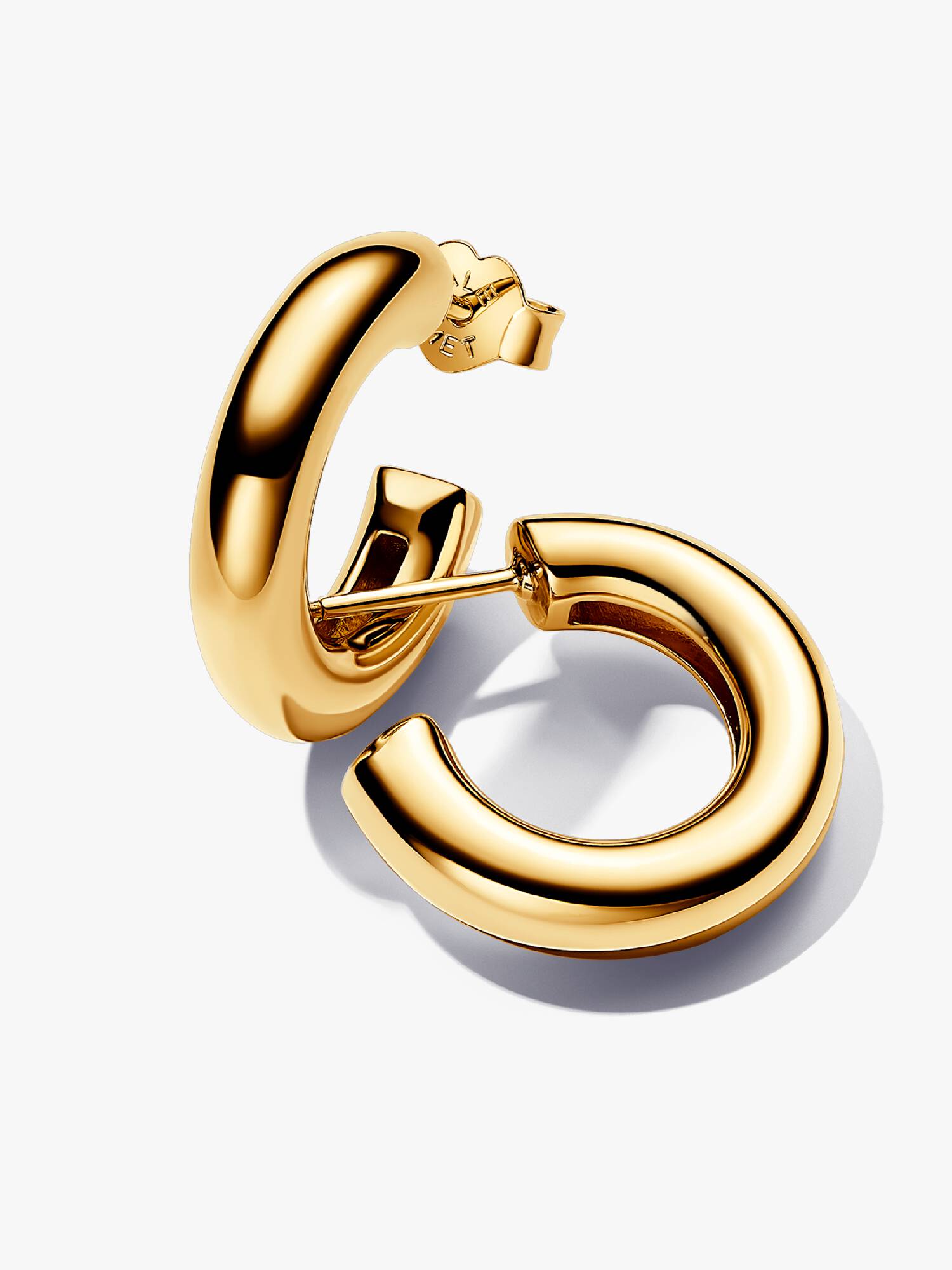 Round Open Hoop Earrings