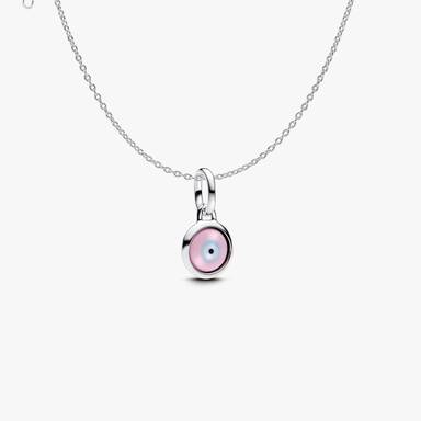 Collier à mini-pendentif Mauvais œil