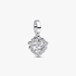 Sparkling Heart Double Dangle Charm Sparkling Heart Double Dangle Charm