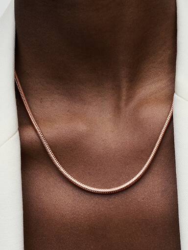 Collier à chaîne serpentine Pandora Moments