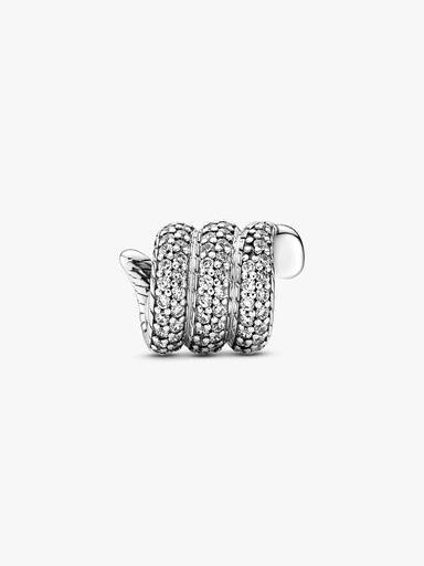 FINAL SALE - Sparkling Wrapped Snake Charm