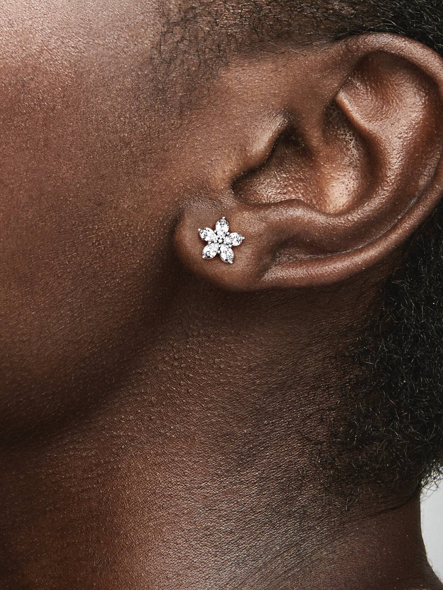 VENTE FINALE -  Clous d’oreille scintillants Flocon de neige