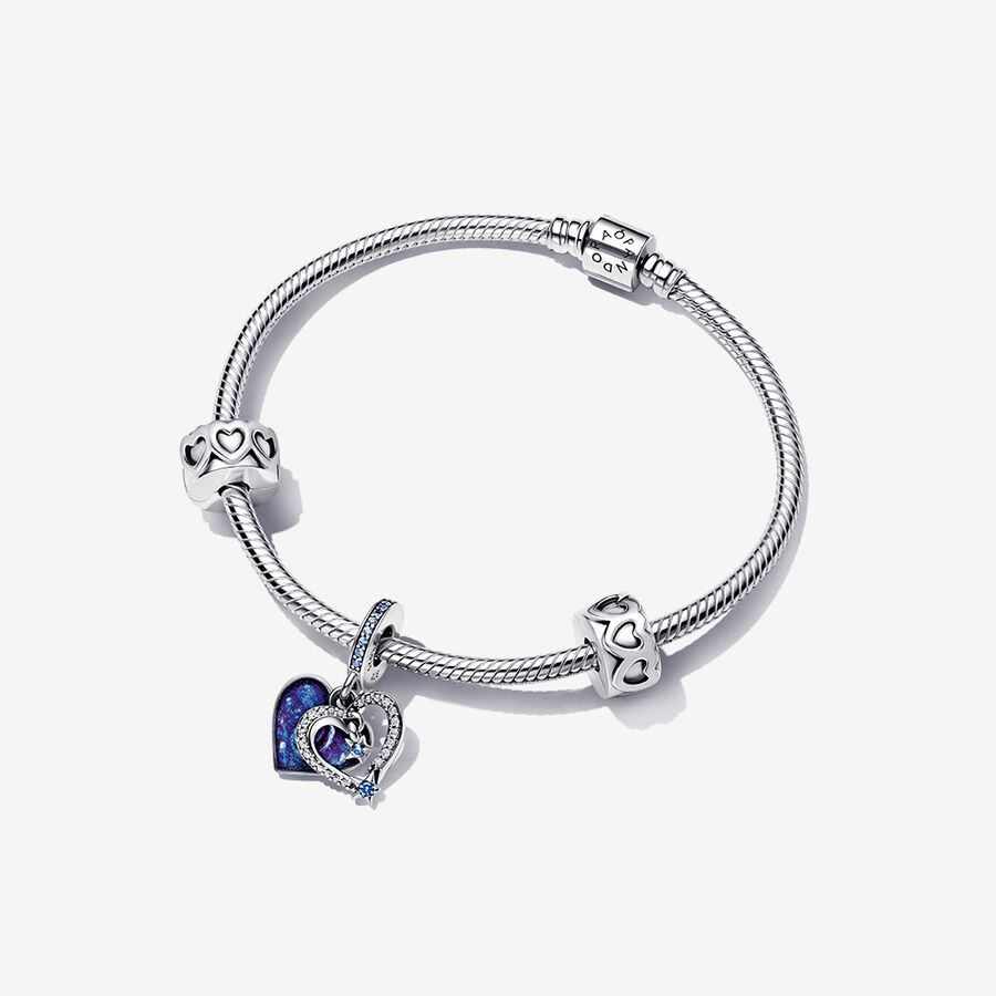 FINAL SALE - Shooting Star Heart Bracelet Gift Set image number 0