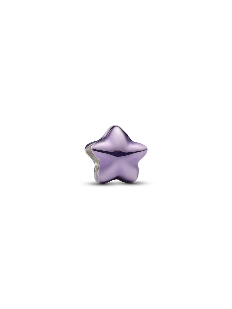 Mini charm Étoile mauve