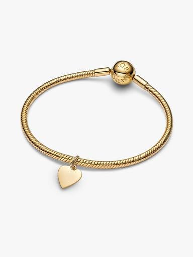 Pendentif Étiquette en forme de cœur à graver