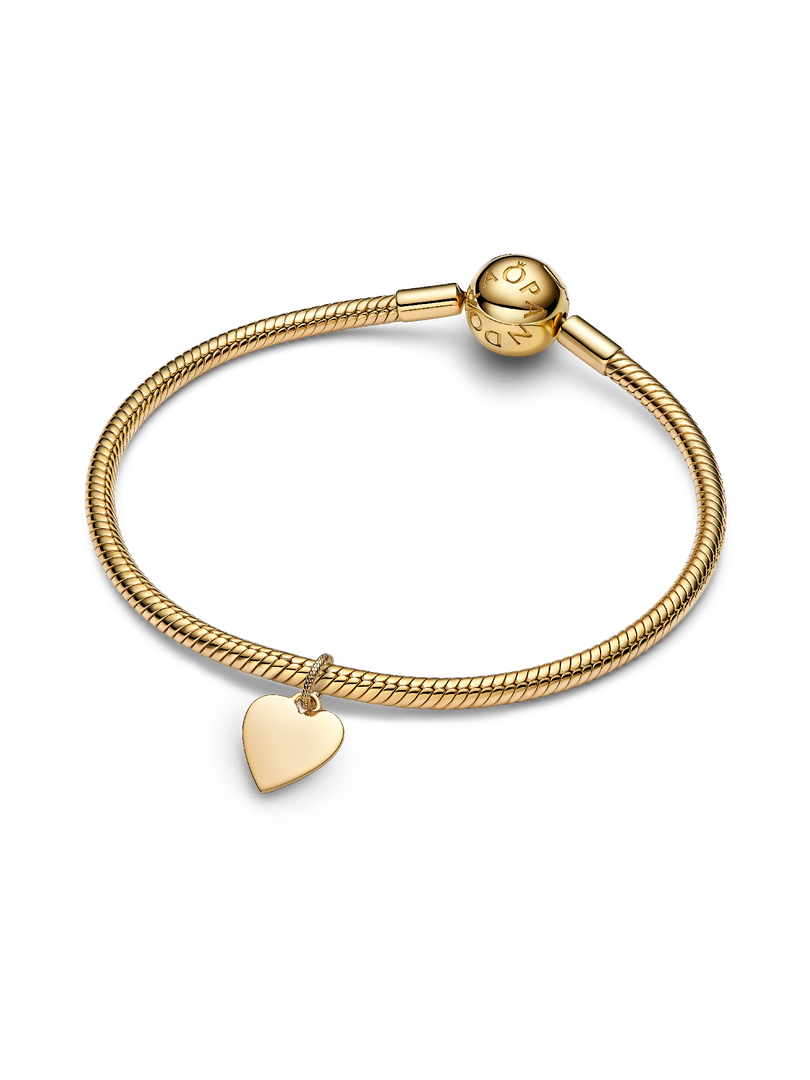 Pendentif Étiquette en forme de cœur à graver