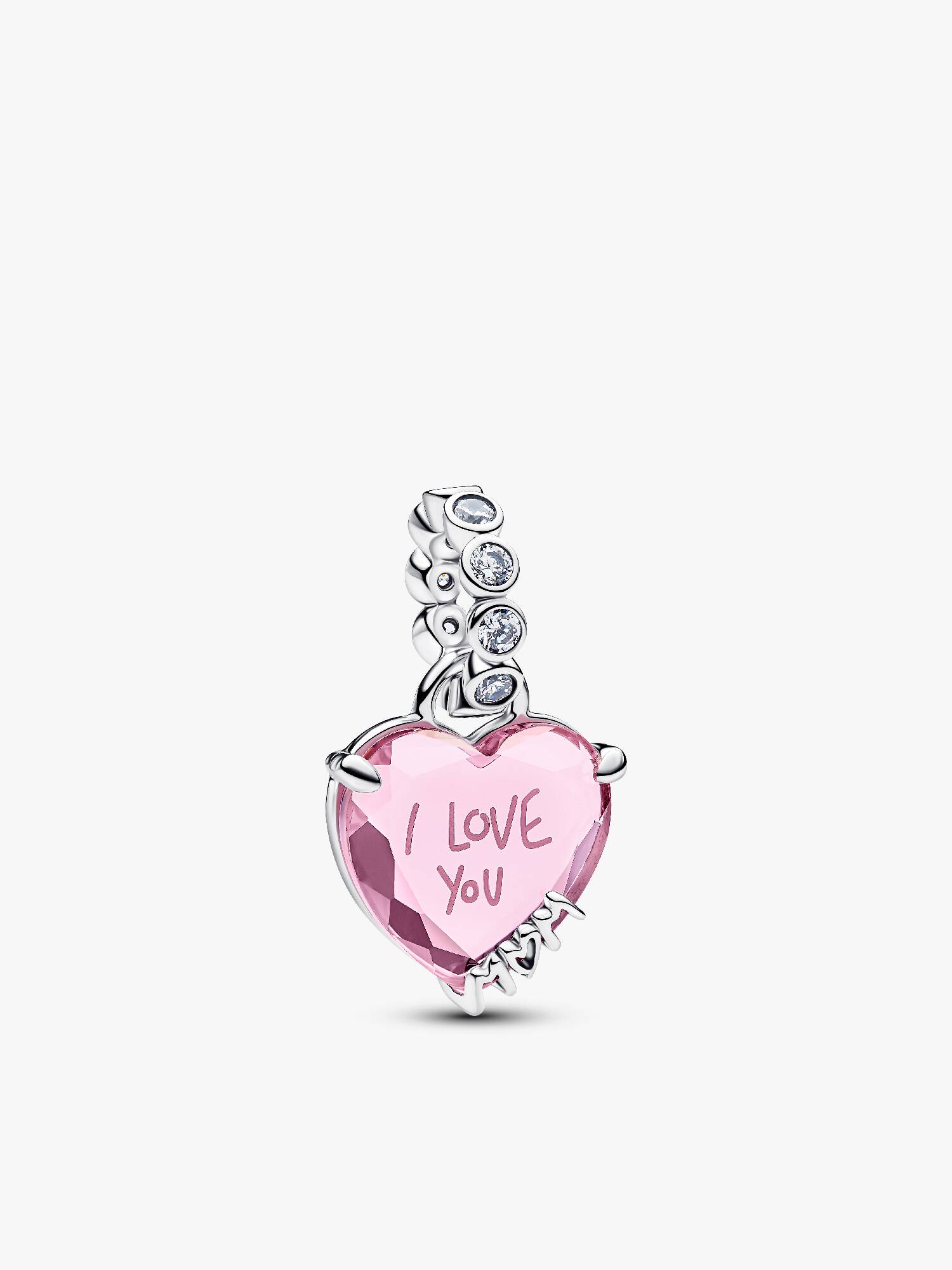 I Love You Mom Dangle Charm