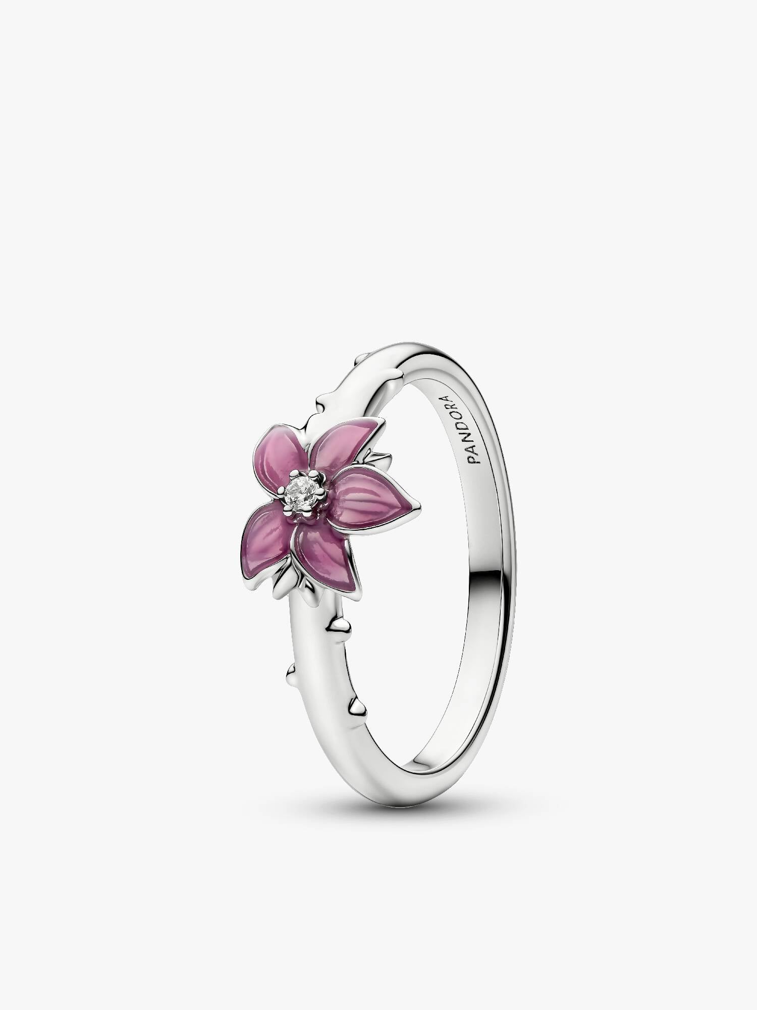 Disney Mulan Cherry Blossom Ring, Platinum Plated