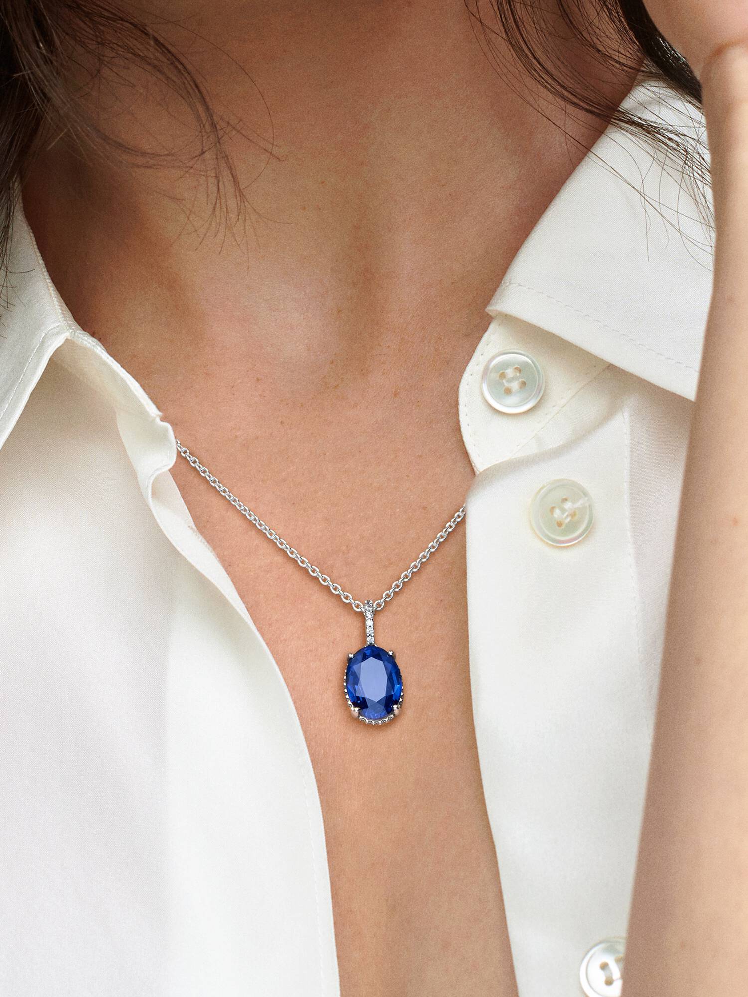 FINAL SALE - Sparkling Statement Halo Pendant Necklace