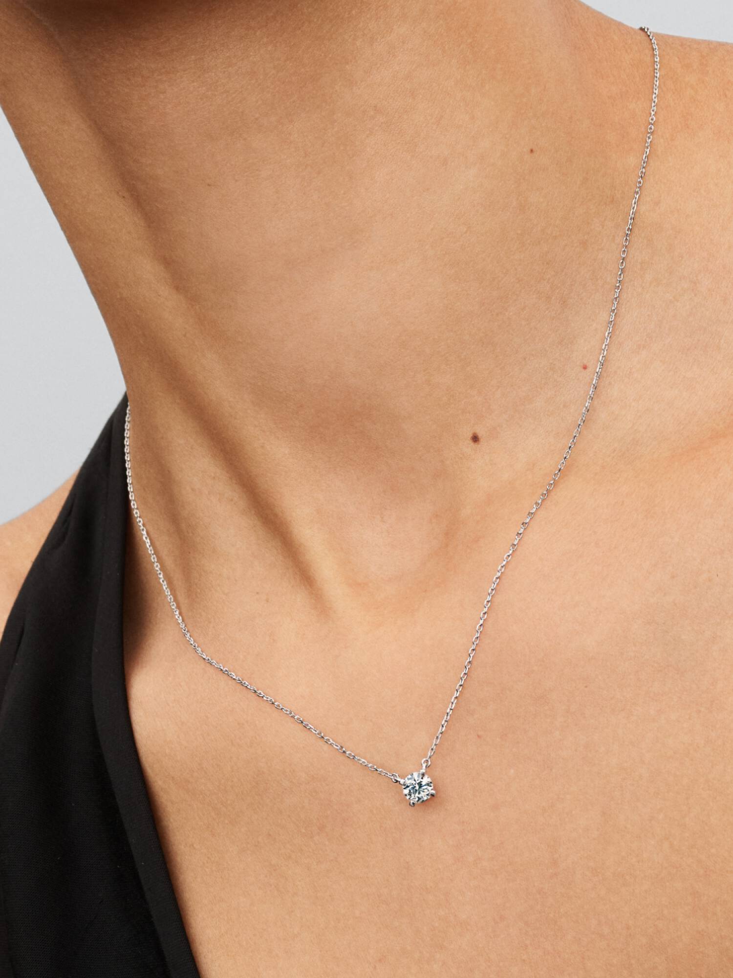 Collier à pendentif avec diamant cultivé en laboratoire Pandora Era