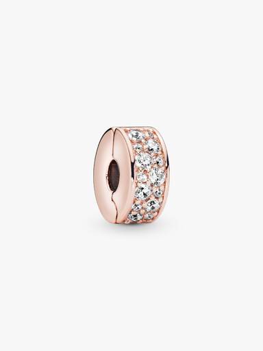 Clip pavé transparent