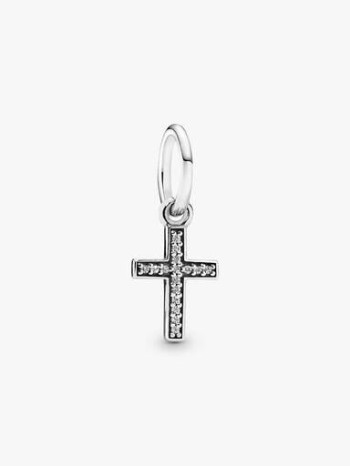 Breloque Croix scintillante