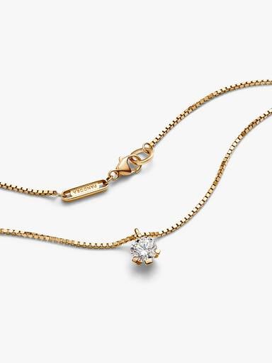 FINAL SALE - Pandora Nova Lab-Grown Diamond Pendant Necklace
