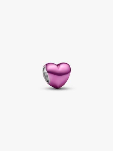 Mini charm Cœur rose