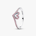 Sparkling Wishbone Pink Heart Ring Sparkling Wishbone Pink Heart Ring
