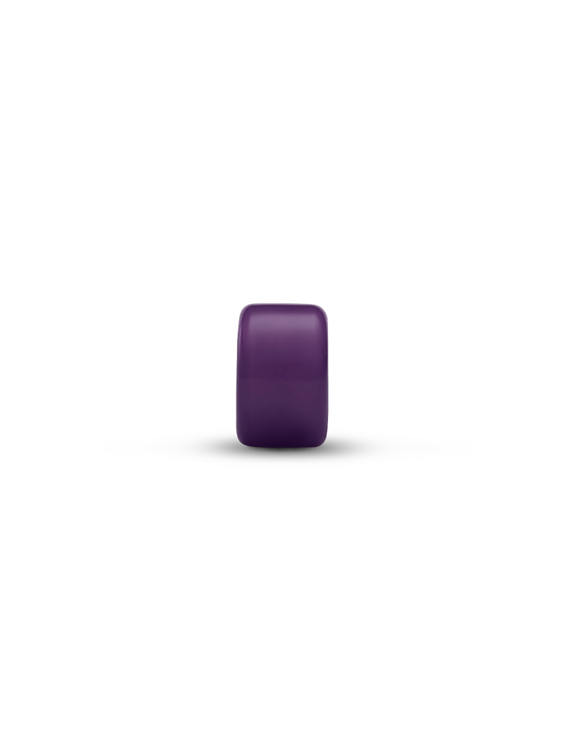 Mini charm en verre de Murano mauve