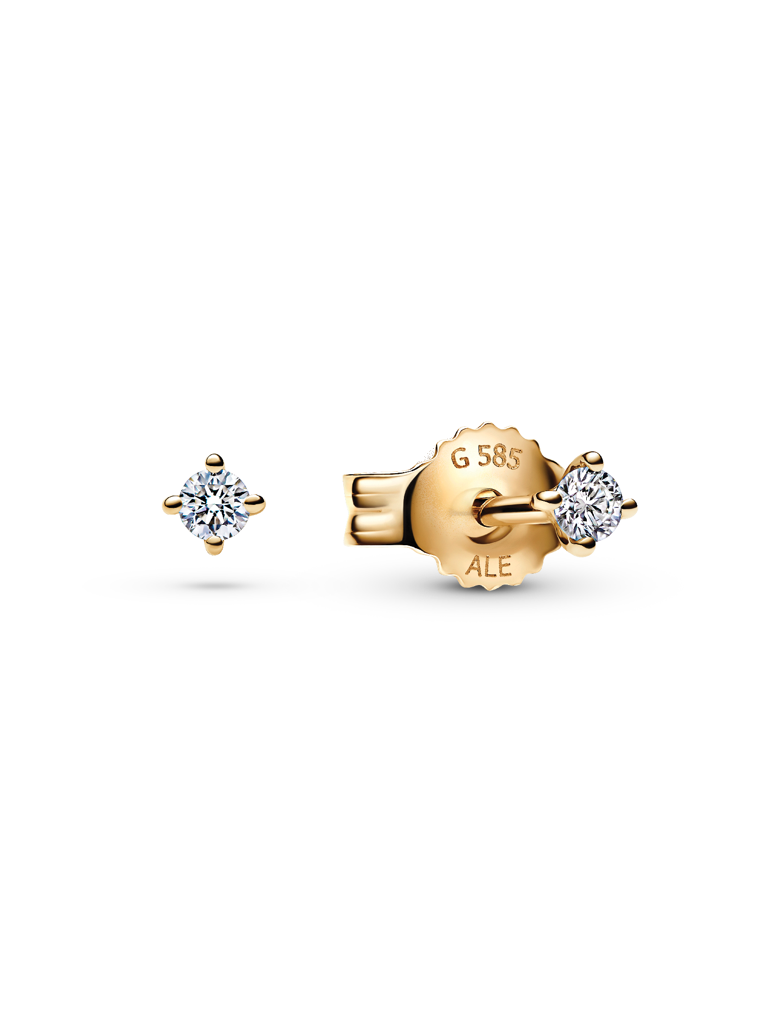Clous d'oreilles à diamant cultivé en laboratoire Pandora Era