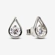 Pandora Infinite Lab-grown Diamond Stud Earrings 1.00 carat tw 14k White Gold