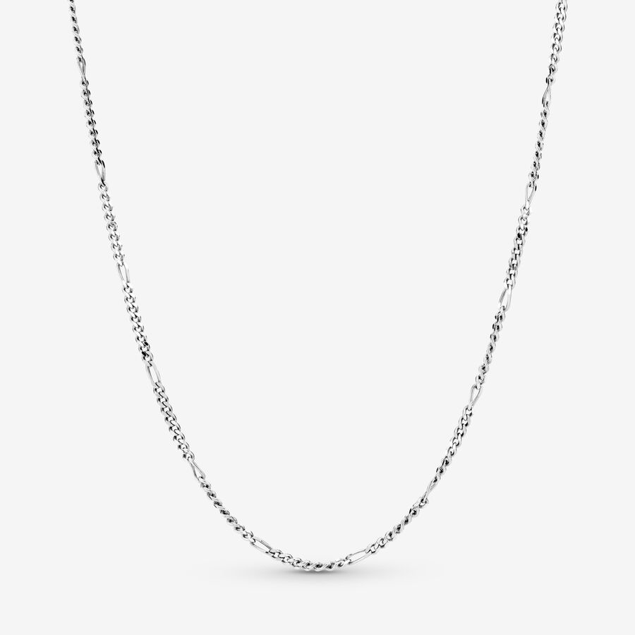 FINAL SALE - Classic Figaro Chain Necklace image number 0